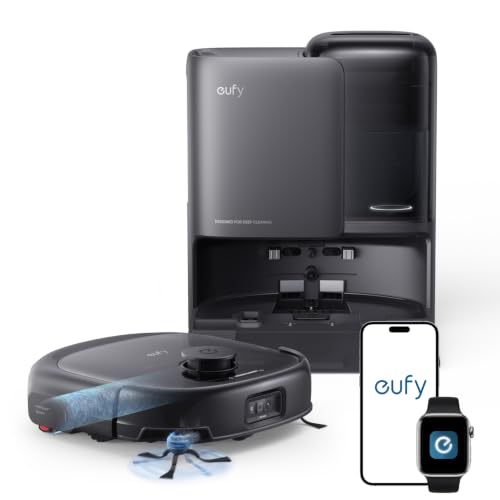 eufy E25 Robot Vacuum and Mop Combo, 20,000 Pa, HydroJet Roller Mop