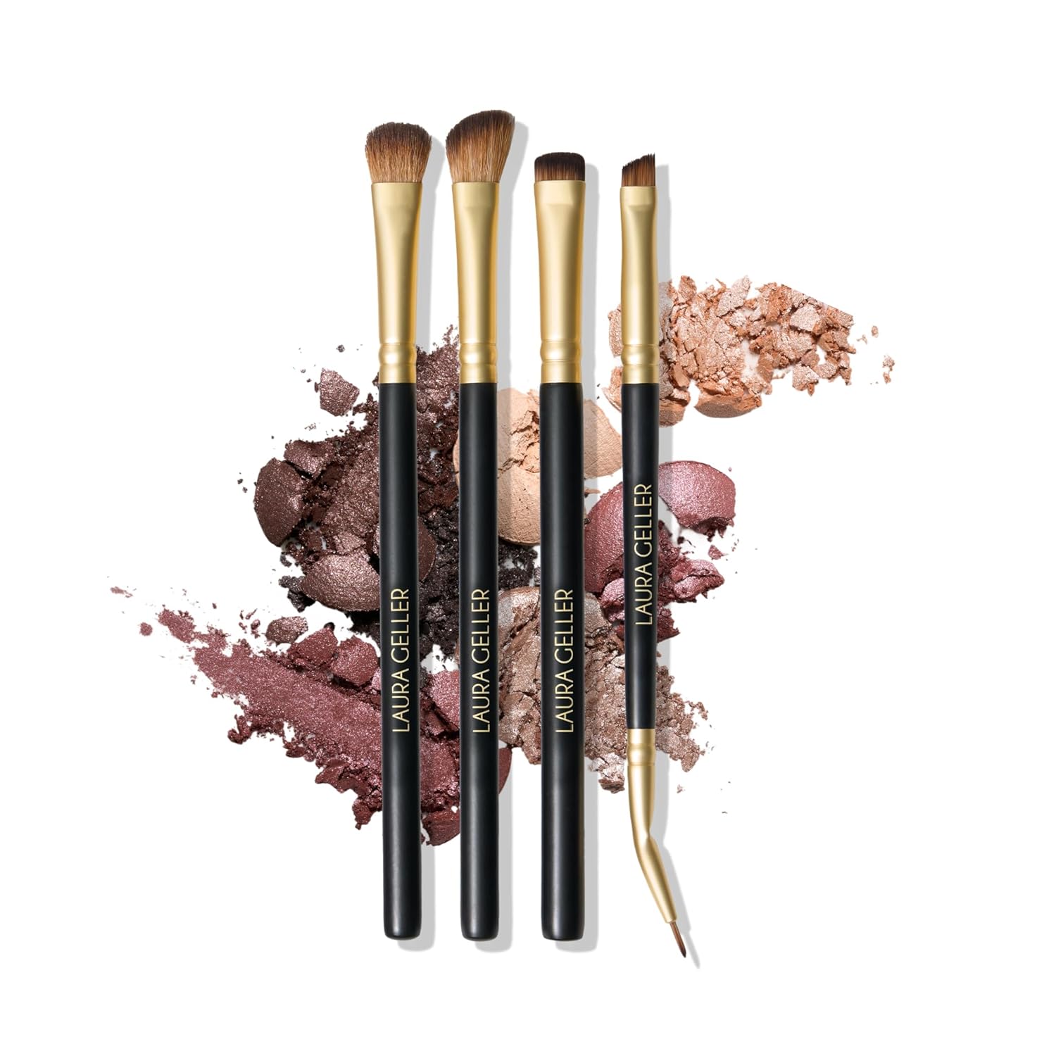 Cosmetic Professional Makeup Brushes - Cruelty-Free - 18 Shadow Skills Eyeshadow Brushes (4 Pack)