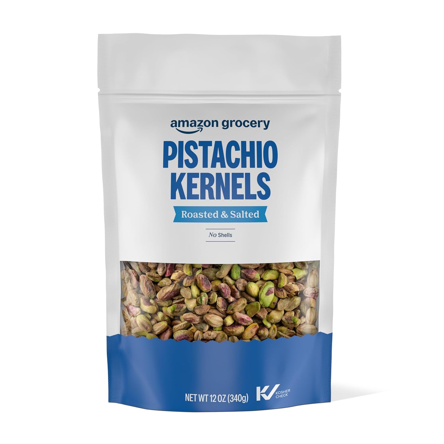 Pistachio Kernels, Roasted & Salted, 12 Oz (Previously Happy Belly, Packaging May Vary)