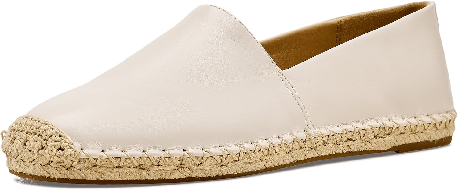 Michael Kors Women's Kenzie Espadrille Light Cream 8 Medium