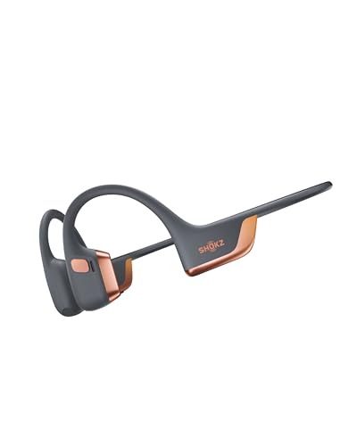 SHOKZ OpenRun Pro 2 Bone Conduction Headphone, Rose Gold，Free Gym Bag | Claim free Gym Bag；Amazon Exclusive Color; DualPitch premium sound；Smart Mic; IP55; 12H battery; Running/Cycling/Hiking