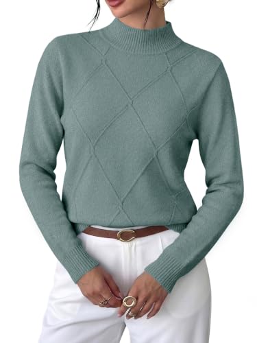 Sweaters for Women Business Casual Tops Fall Outfits Fashion Clothing 2026 | Womens Top, Cute Sweaters, Fall Clothes, Long Slees Shirts，Soft, Warm, Vacation Travel Outfits, Winter Knit Pullover